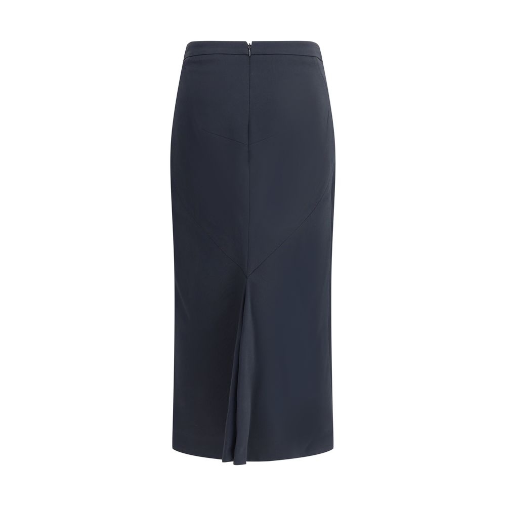 Givenchy Midi Skirt with Pleated Detail