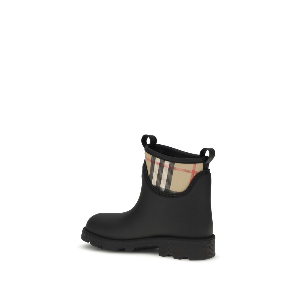 Burberry Marsh Stamp Rubber Ankle Boots