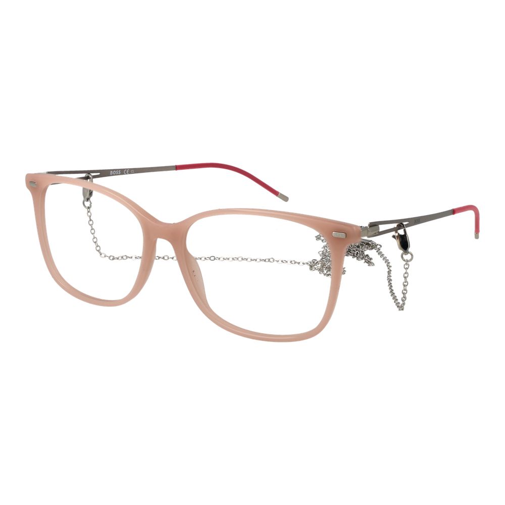 Hugo Boss Women’s Optical Frames – Cream Rectangle Style, 55mm