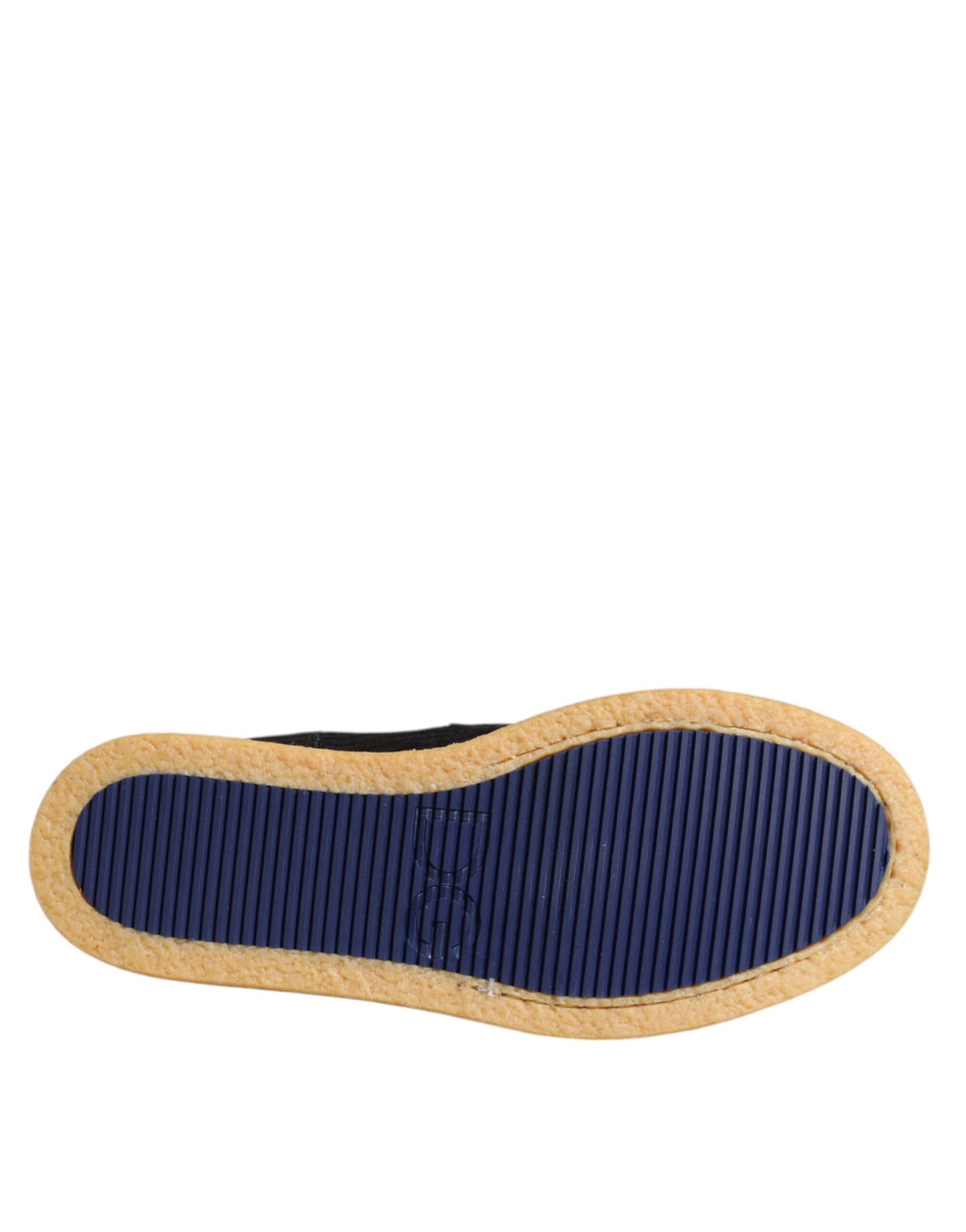 Dolce & Gabbana Black Calf Suede Slip On Ankle Boots