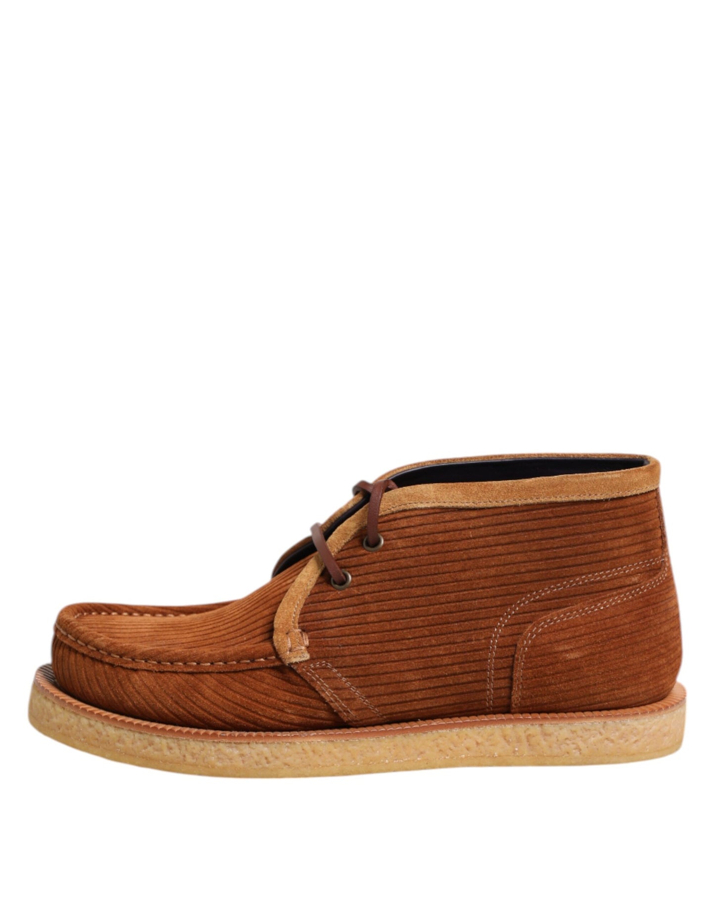 Dolce & Gabbana Brown Suede Nubuck Leather Desert Ankle Boots