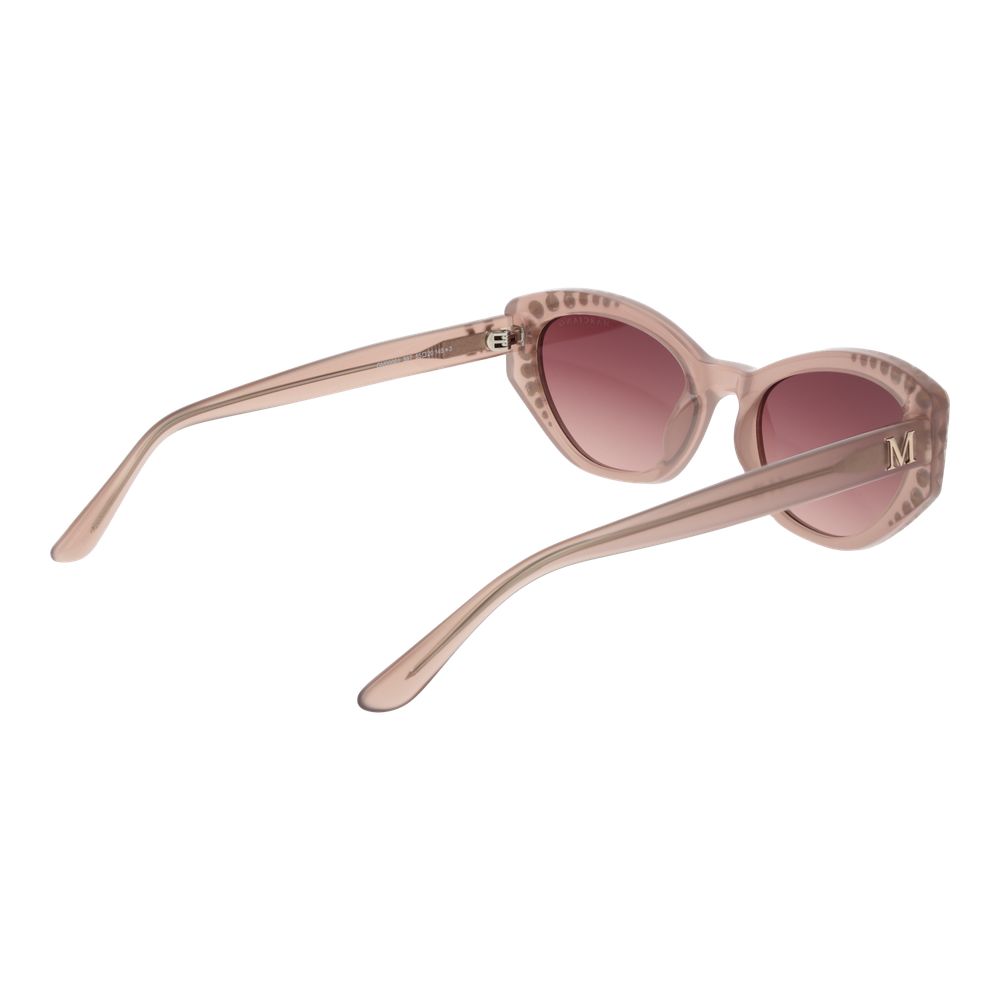 Marciano by Guess Women’s Sunglasses – Beige Oval Frame, Pink Gradient Lenses