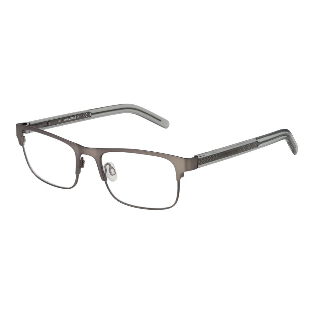 Converse Gray Men Optical Frames – Rectangle Full-Rim, 52mm