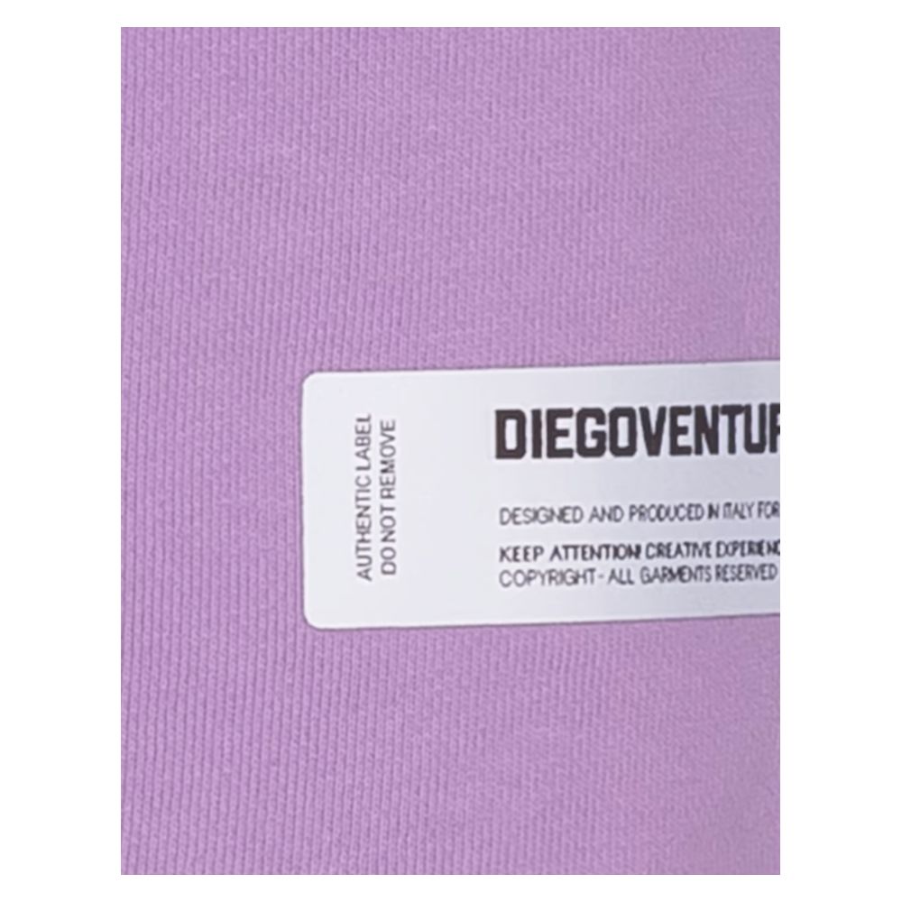 Diego Venturino Purple Cotton Shorts