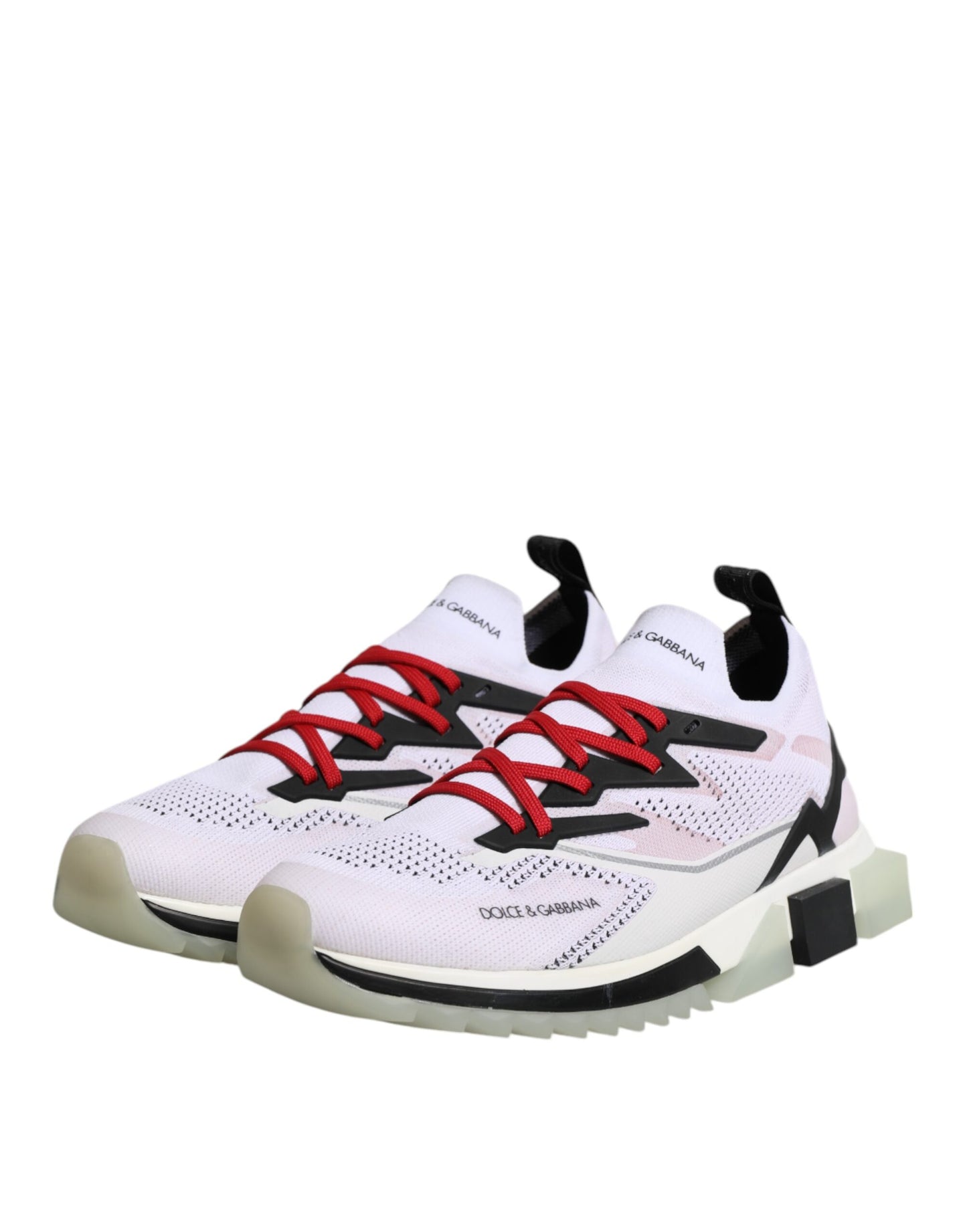 Dolce & Gabbana White SORRENTO Sport Stretch Sneakers