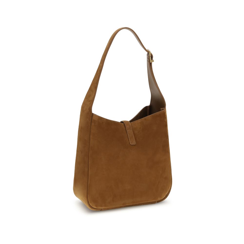 Saint Laurent Le 5 à 7 Suede Shoulder Bag