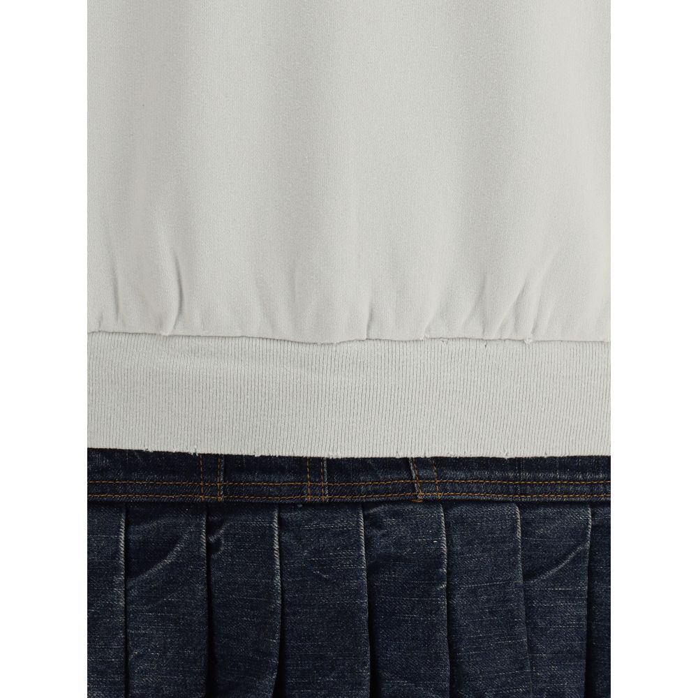 Balenciaga Sweatshirt Dress with Logo