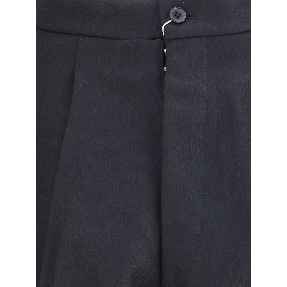 Maison Margiela Wool Pleated Pants
