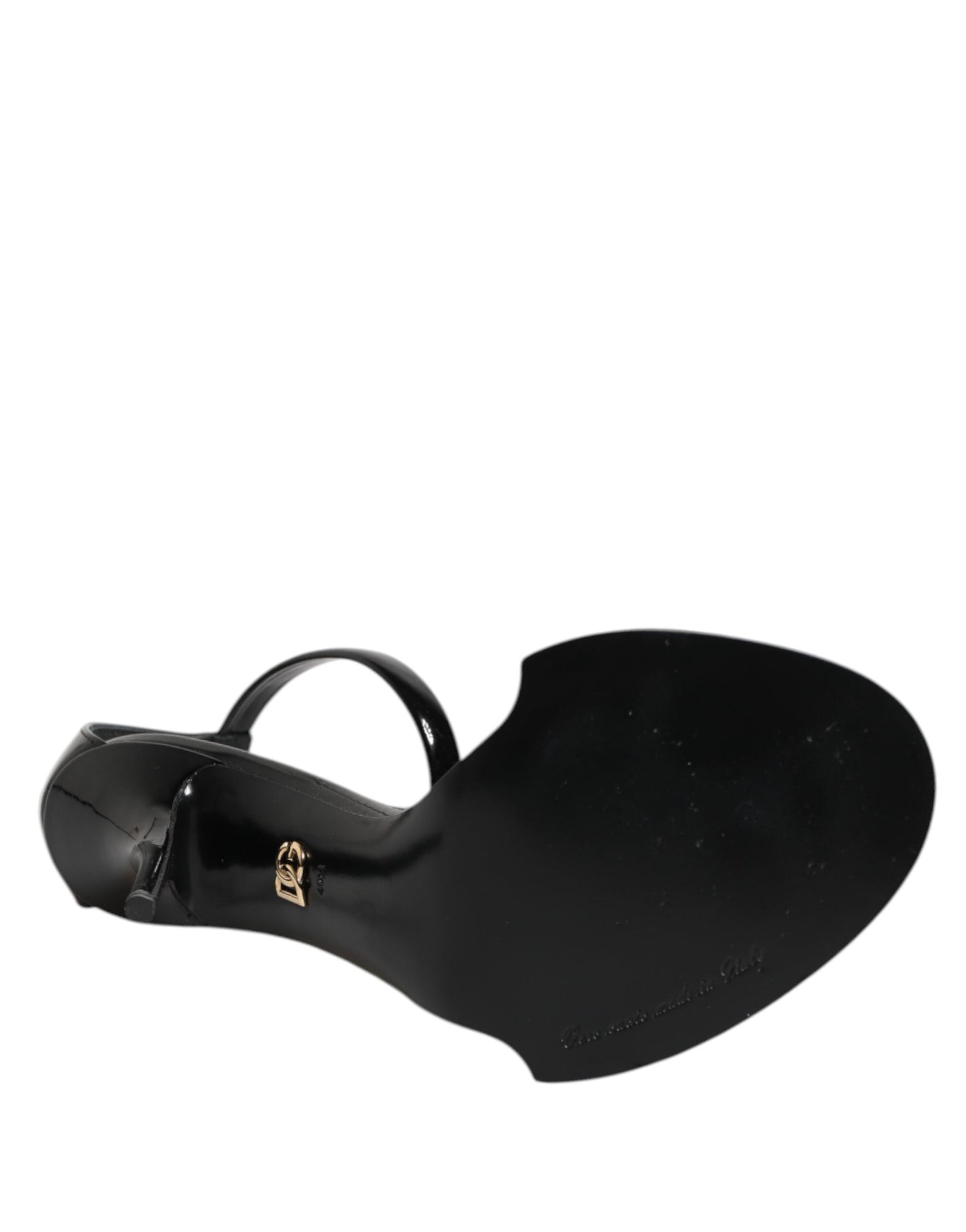 Dolce & Gabbana Black KEIRA Pearl Embellished Sandals