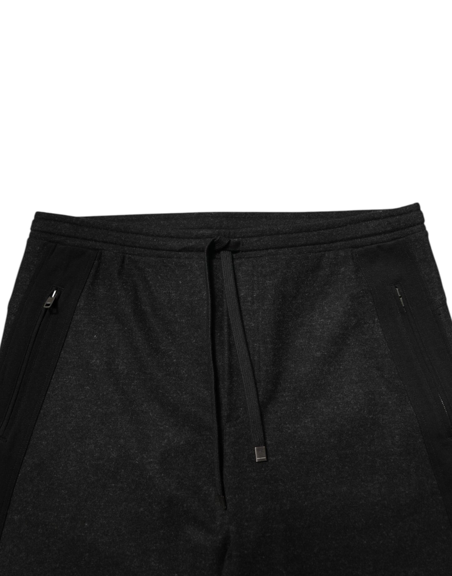 Dolce & Gabbana Marl Black Wool Blend Jogger Sweatpants