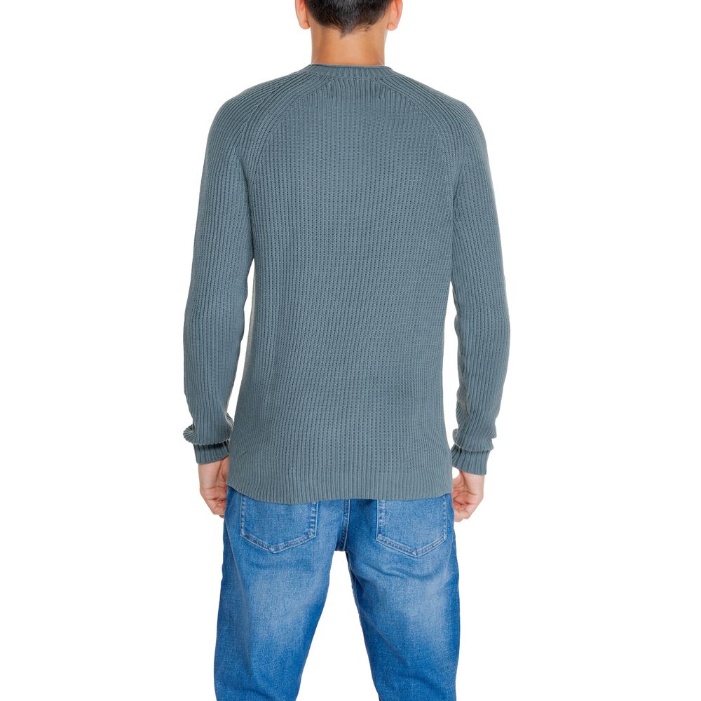Calvin Klein Jeans Green Organic Cotton Sweater for Men