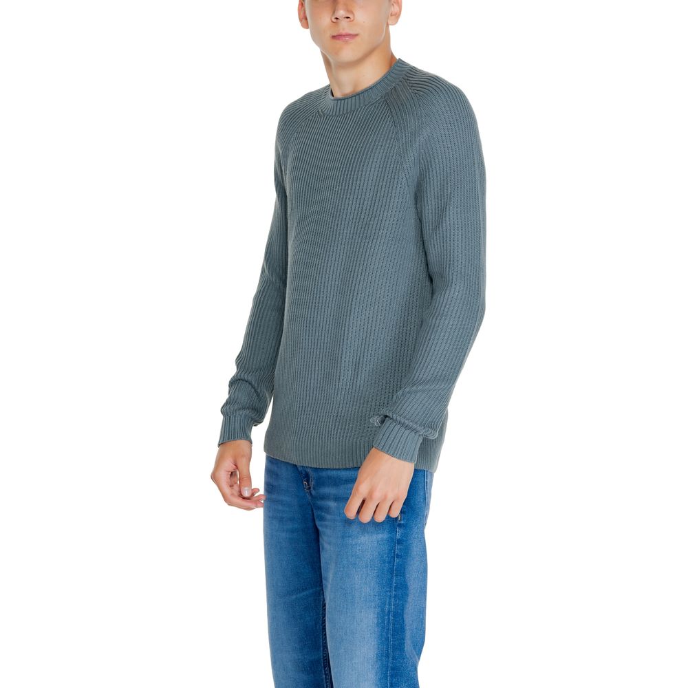 Calvin Klein Jeans Green Organic Cotton Sweater for Men