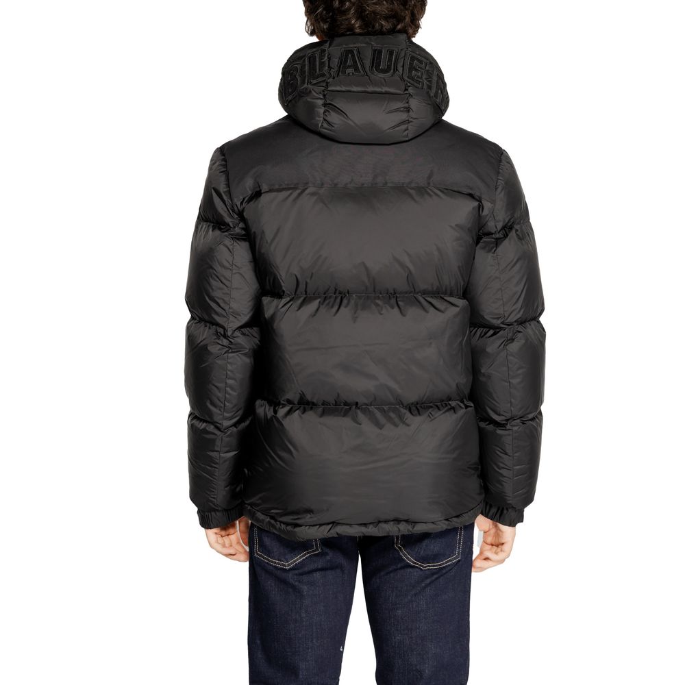 Blauer Black Polyamide Jacket & Coat for Men