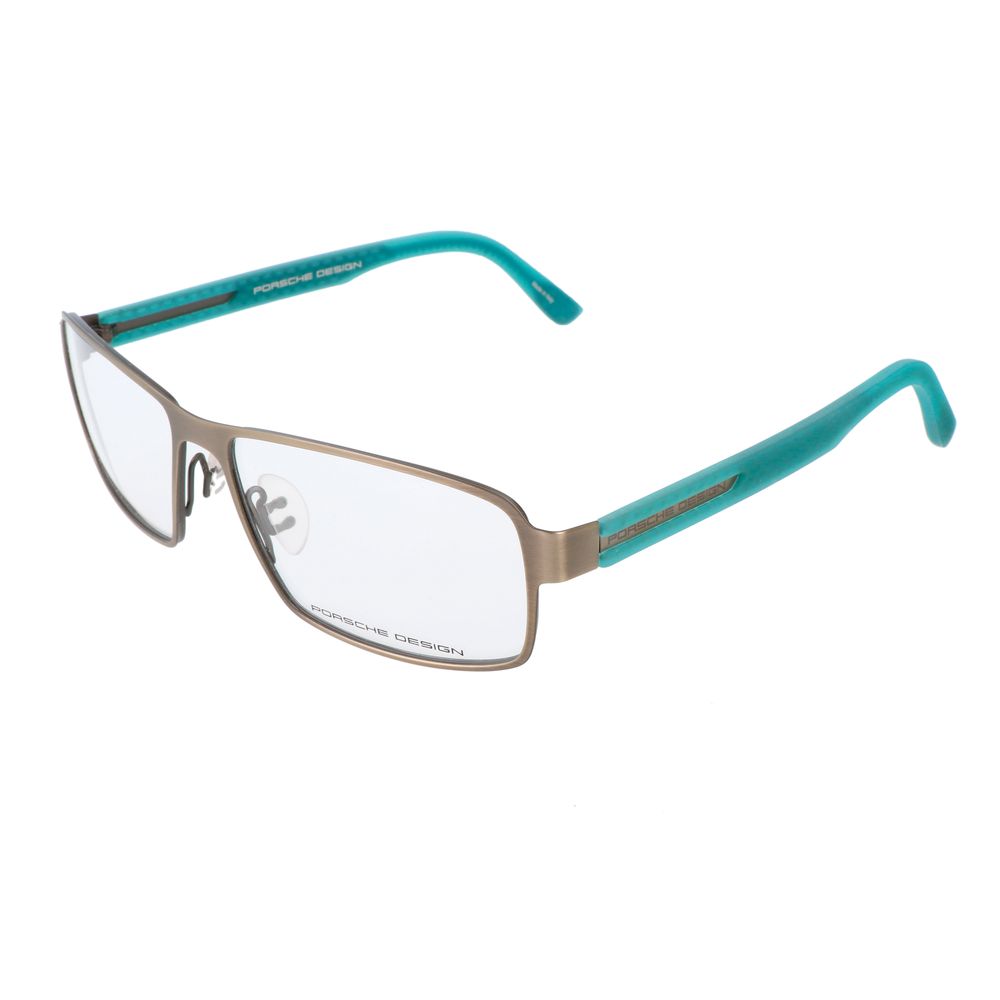 Porsche Design Men's Optical Glasses – Aged Gold and Turquoise 58mm