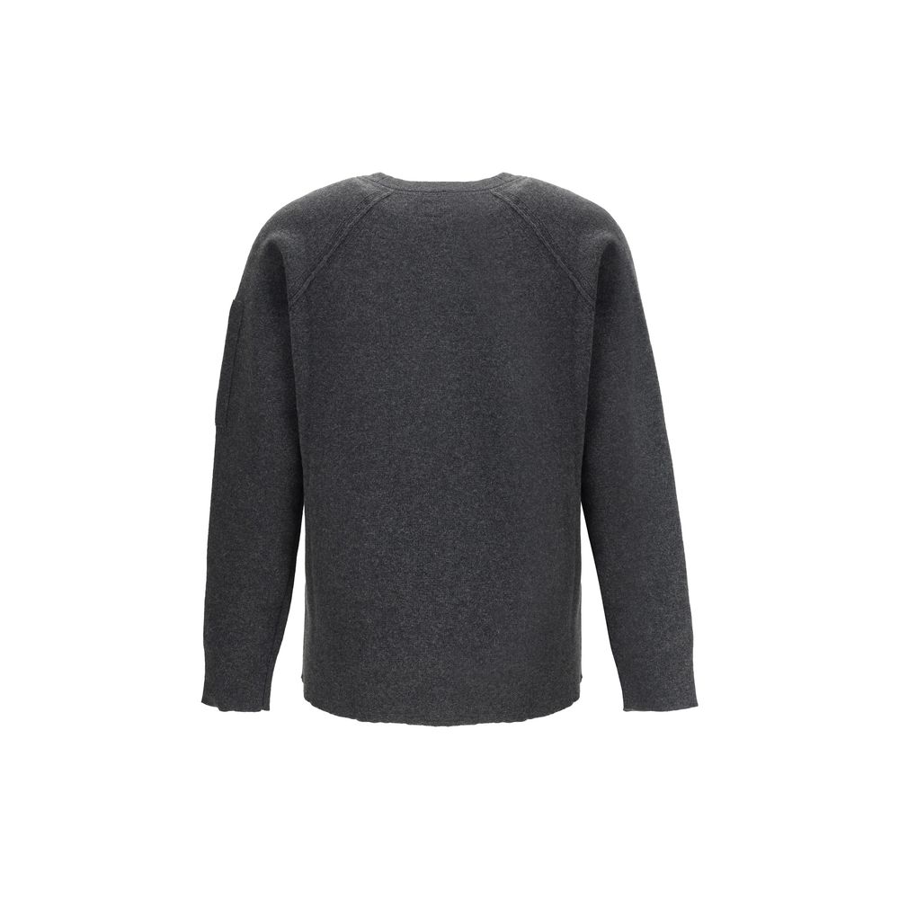 C.P. Company Wool Sweater with Iconic Lens Detail