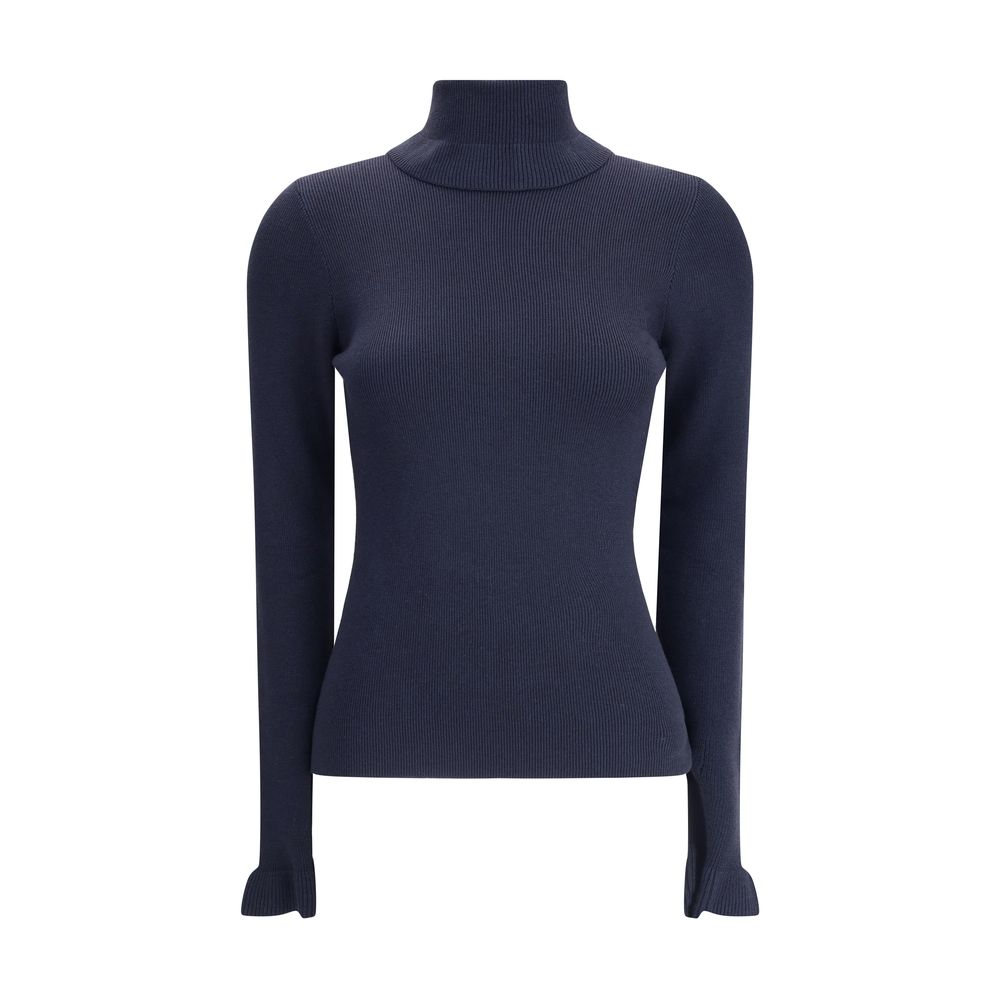 Chloé Turtleneck Sweater - Elegant Wool and Cotton Blend