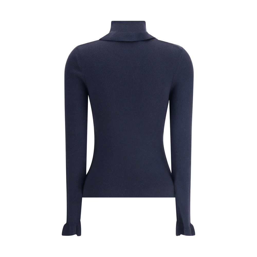 Chloé Turtleneck Sweater - Elegant Wool and Cotton Blend