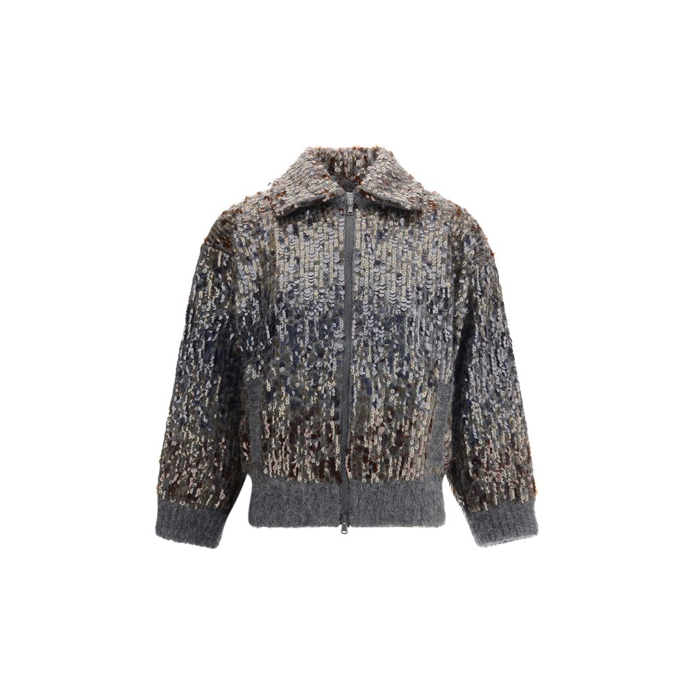 Brunello Cucinelli Sequined Cardigan - Elegance Meets Modernity