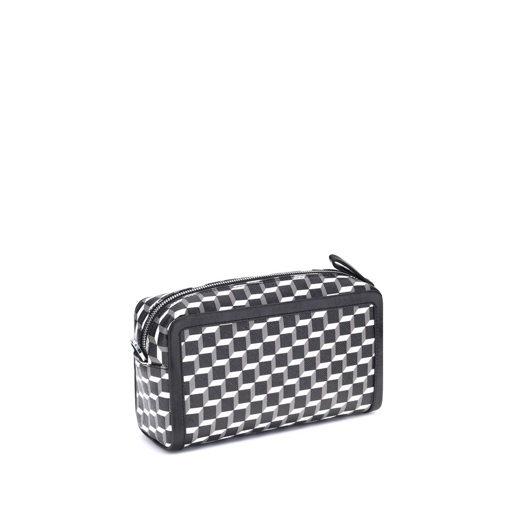 Pierre Hardy Cube Box Shoulder Bag - Calfskin Elegance Meets Geometric Style