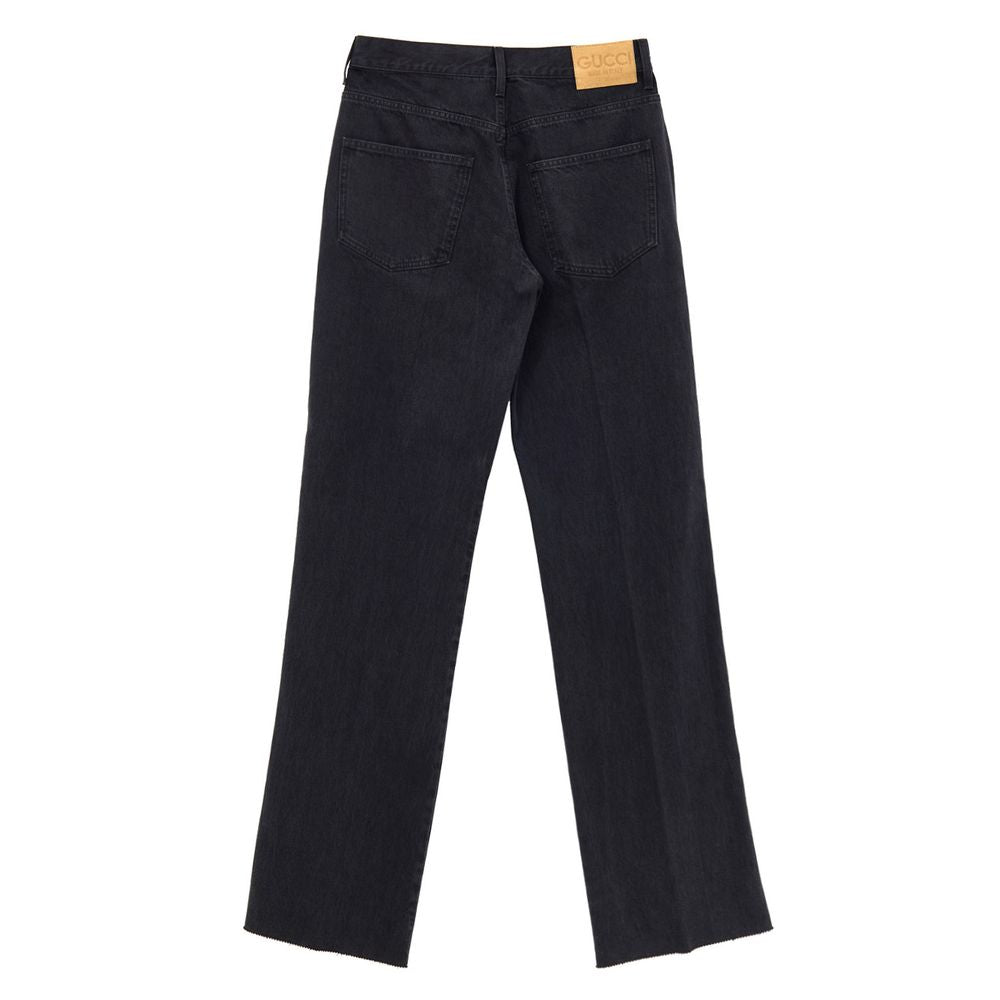 Gucci Black Cotton Jeans Denim - A Statement of Luxury and Style