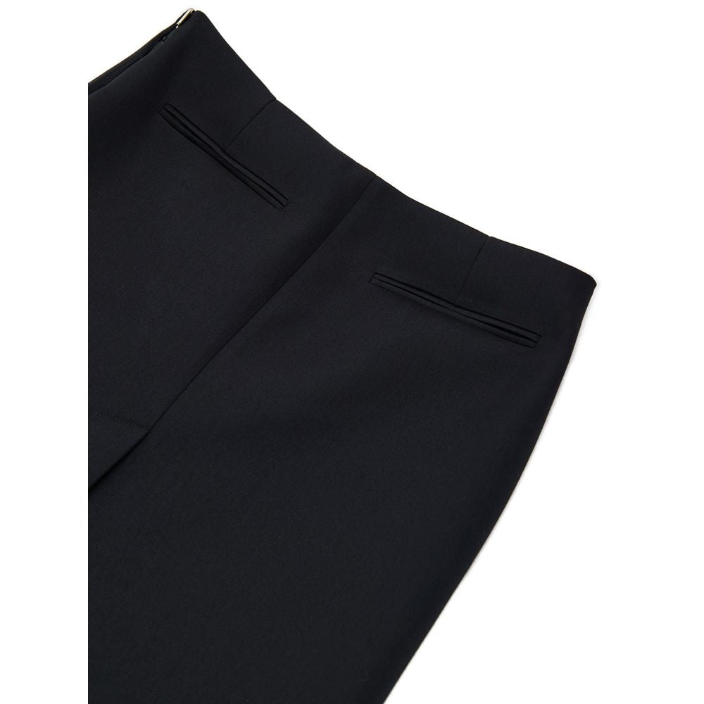 Gucci Black Wool Gaucho Skirt