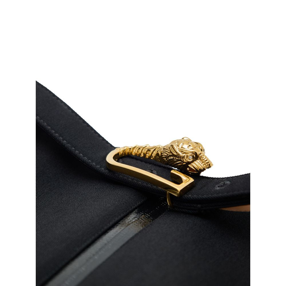 Gucci Black Wool Skirt with Removable Belt