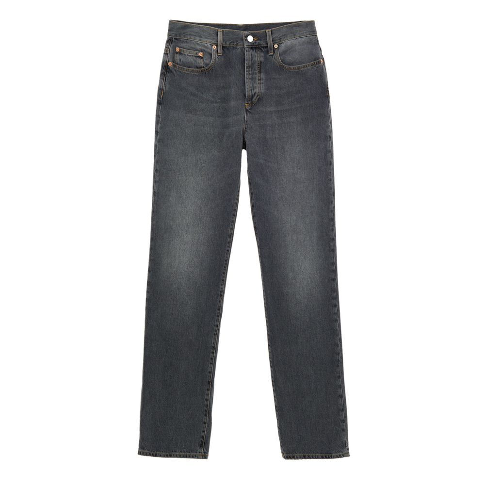 Gucci Gray Cotton Jeans - Dark Denim Elegance