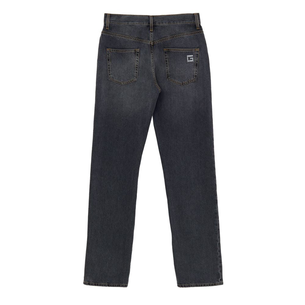 Gucci Gray Cotton Jeans - Dark Denim Elegance