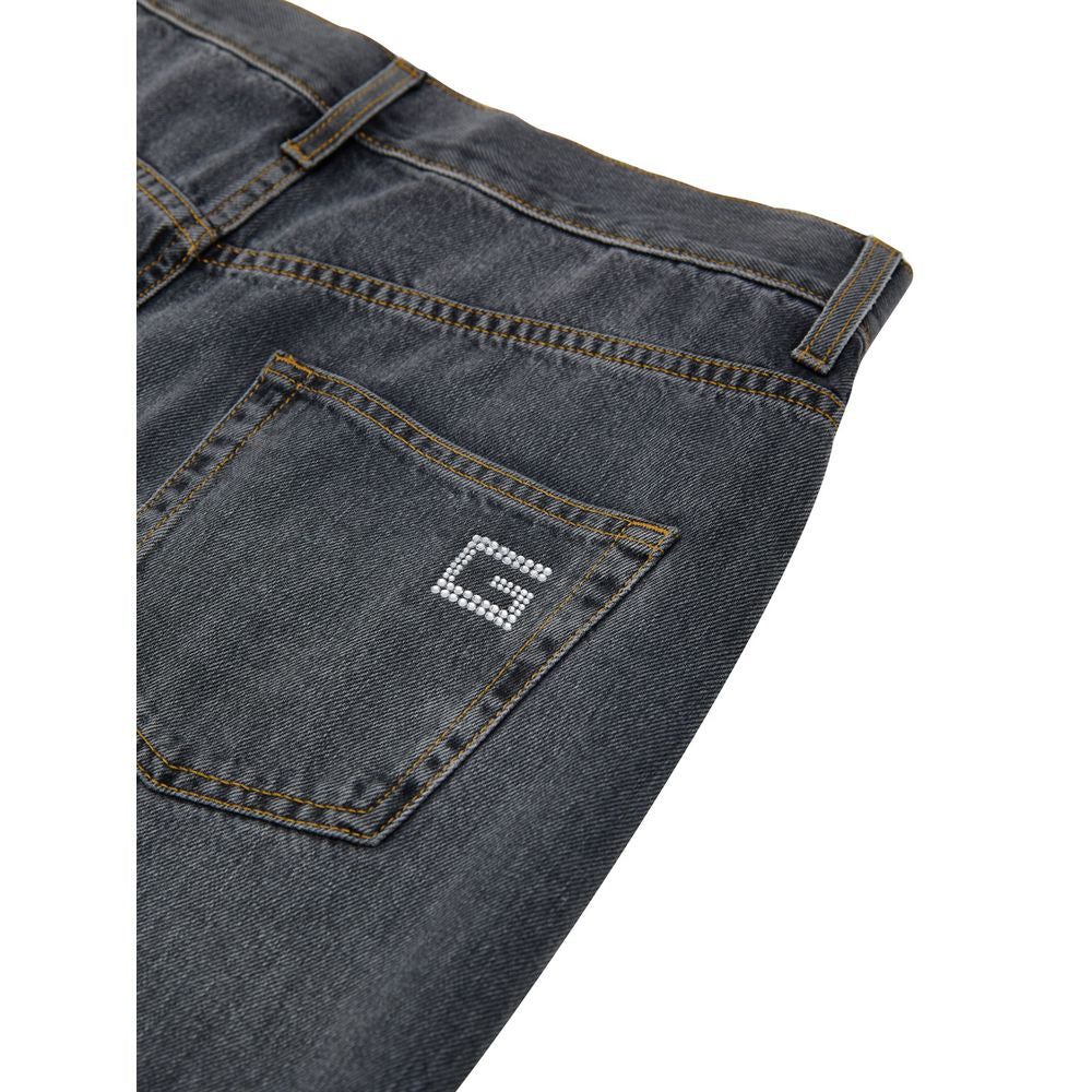 Gucci Gray Cotton Jeans - Dark Denim Elegance