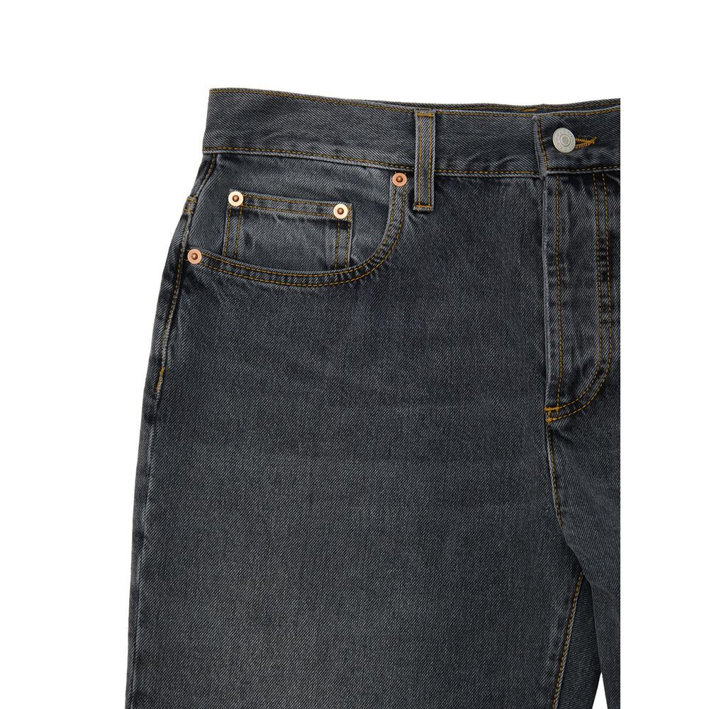 Gucci Gray Cotton Jeans - Dark Denim Elegance