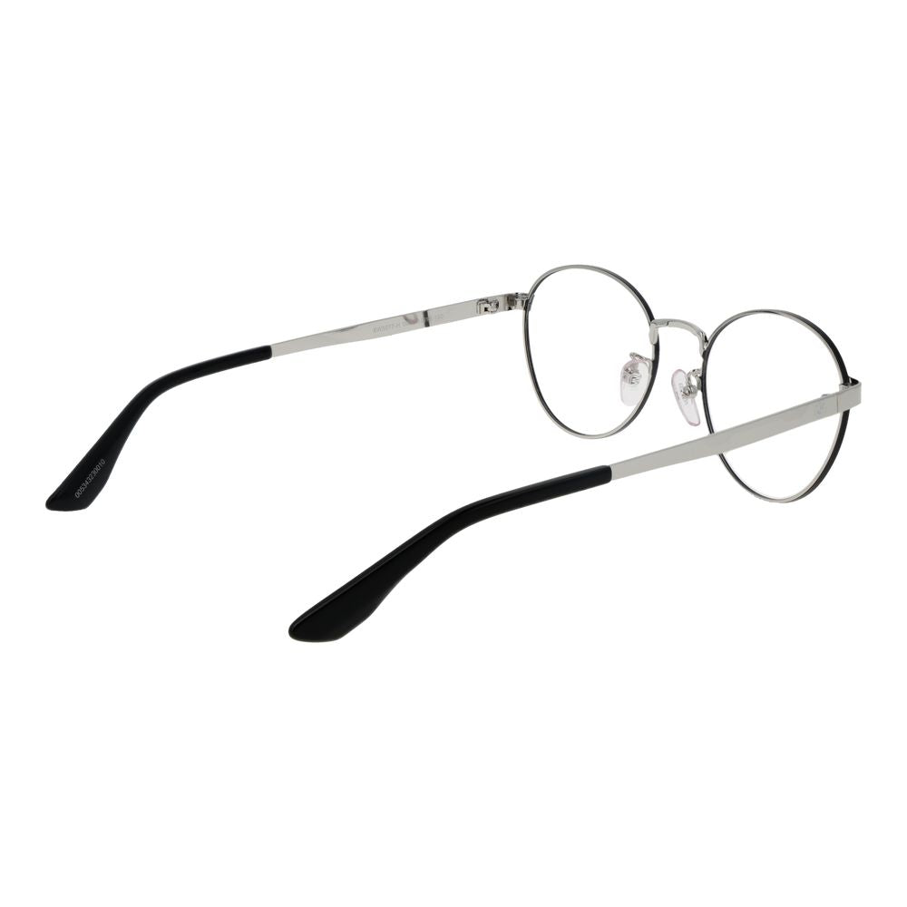 BMW Men's Black Optical Frames – Round Full-Rim Design