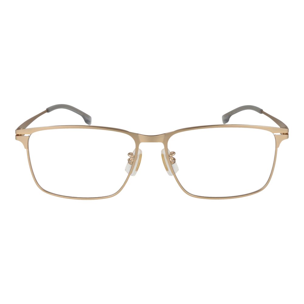Hugo Boss Gold Men’s Optical Frames – Rectangle Full-Rim, 57mm