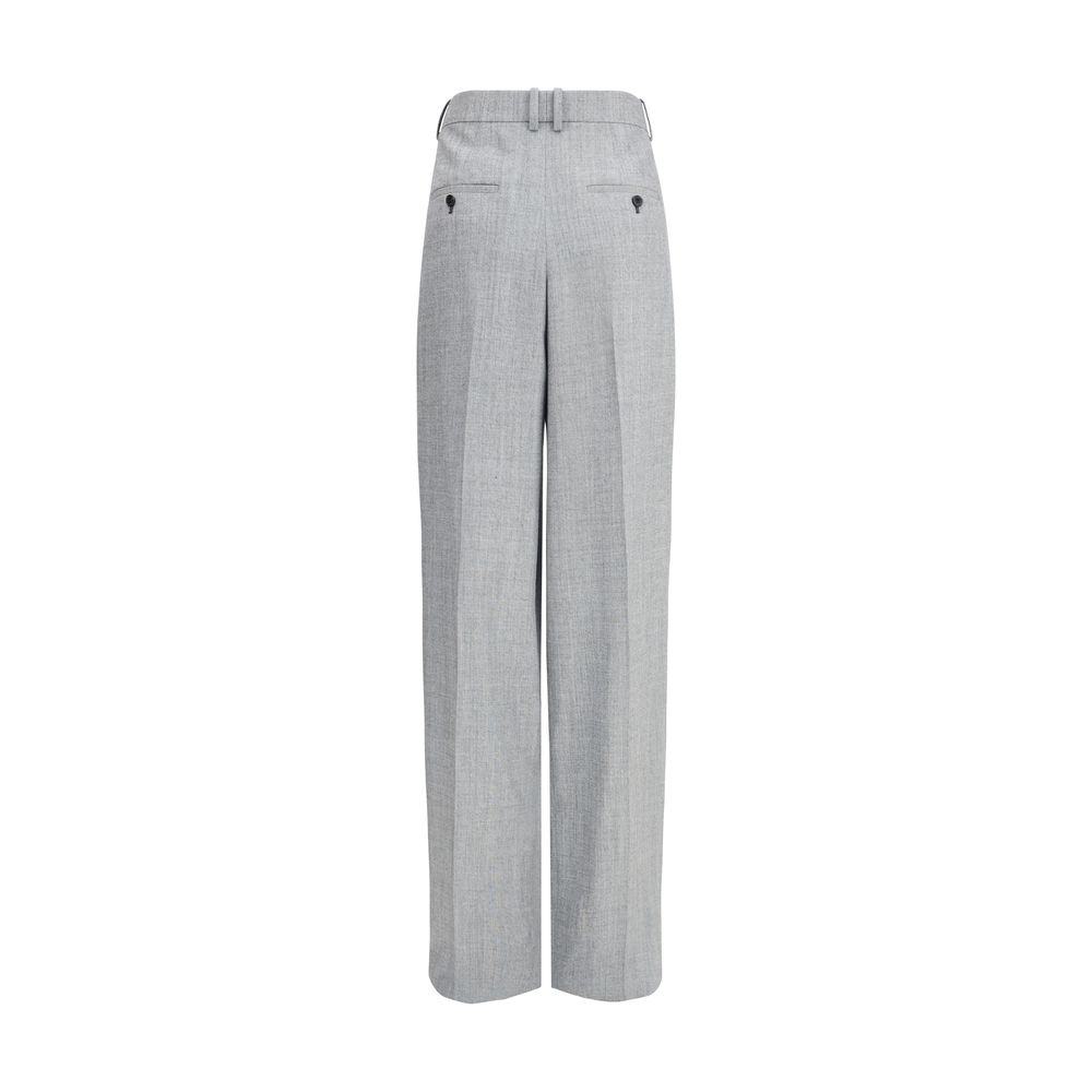 Saint Laurent Wool Wide Leg Pants