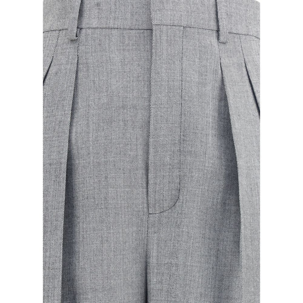 Saint Laurent Wool Wide Leg Pants