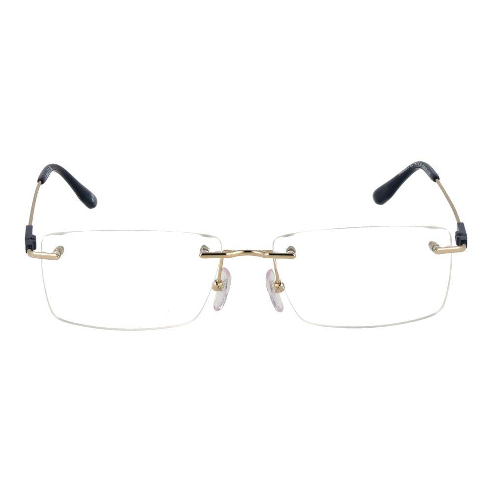 BMW Gold Men’s Optical Frames – Titanium Rimless Design
