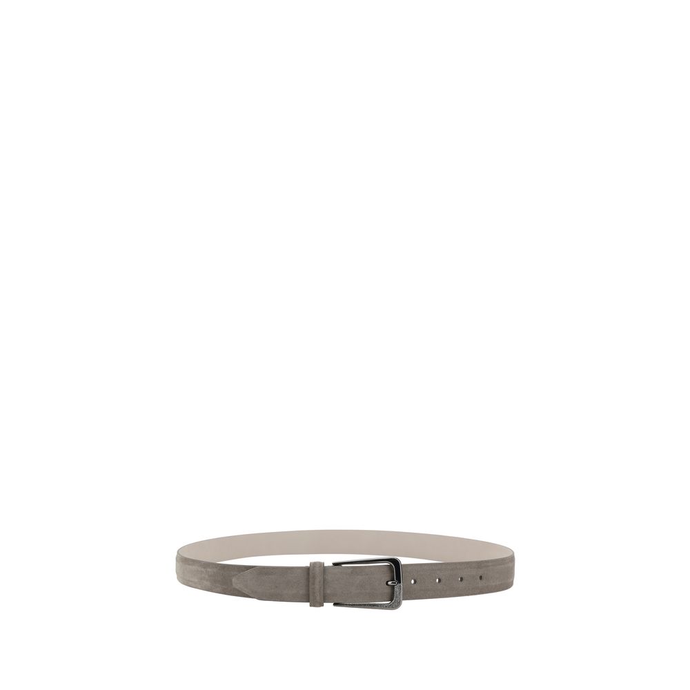 Brunello Cucinelli Suede Belt - Elegant Italian Craftsmanship