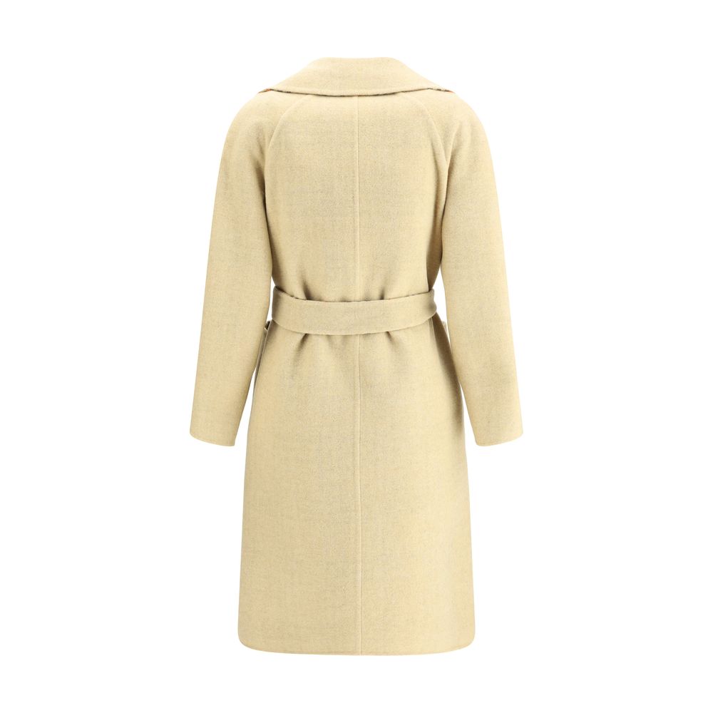 Burberry Reversible Wool Robe Coat