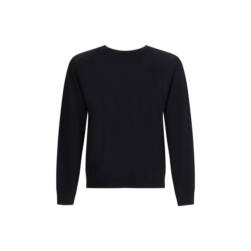 Prada C-Neck Knit: Luxurious Fleece Wool Craftsmanship