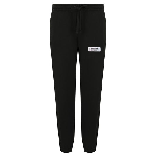Diego Venturino Black Cotton Sweatpants