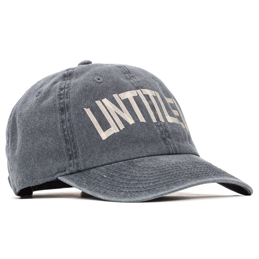 Diego Venturino Vintage-Effect Blue Cotton Cap