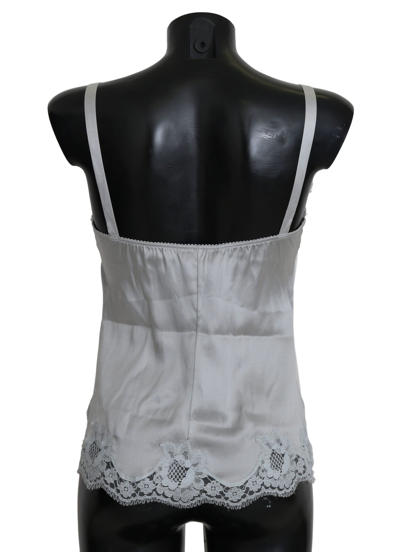 - Silk Stretch Floral Lace Chemise Dress