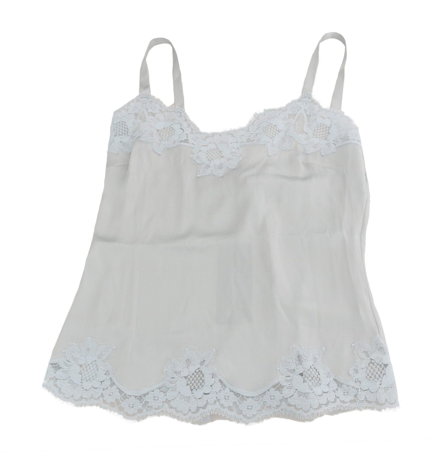 - Silk Stretch Floral Lace Chemise Dress