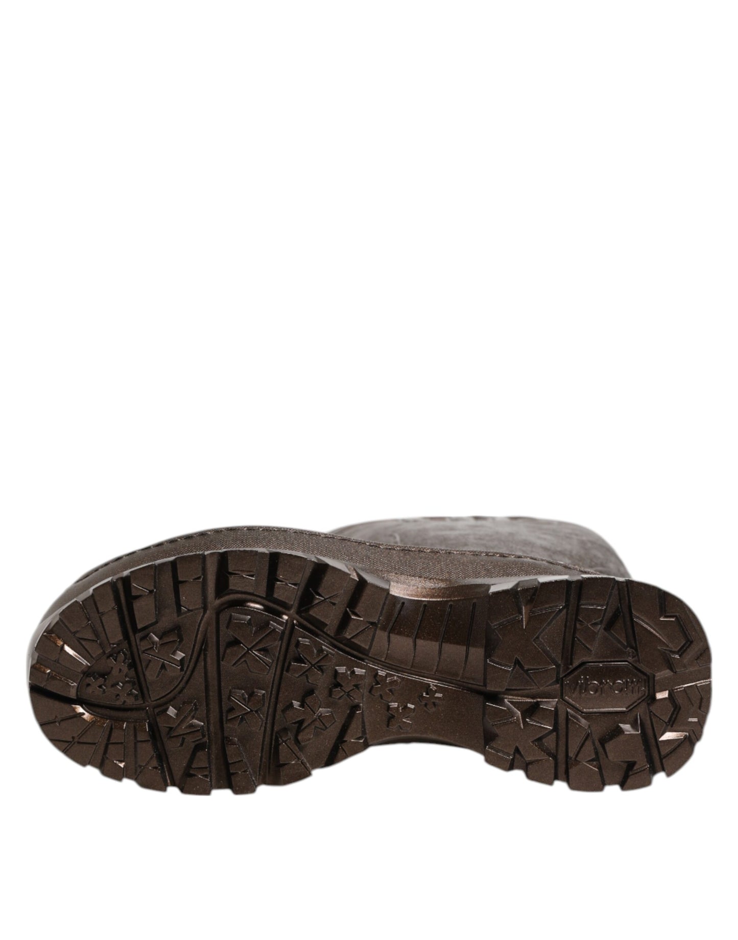 Dolce & Gabbana Metallic Bronze Pull-On Rain Boots