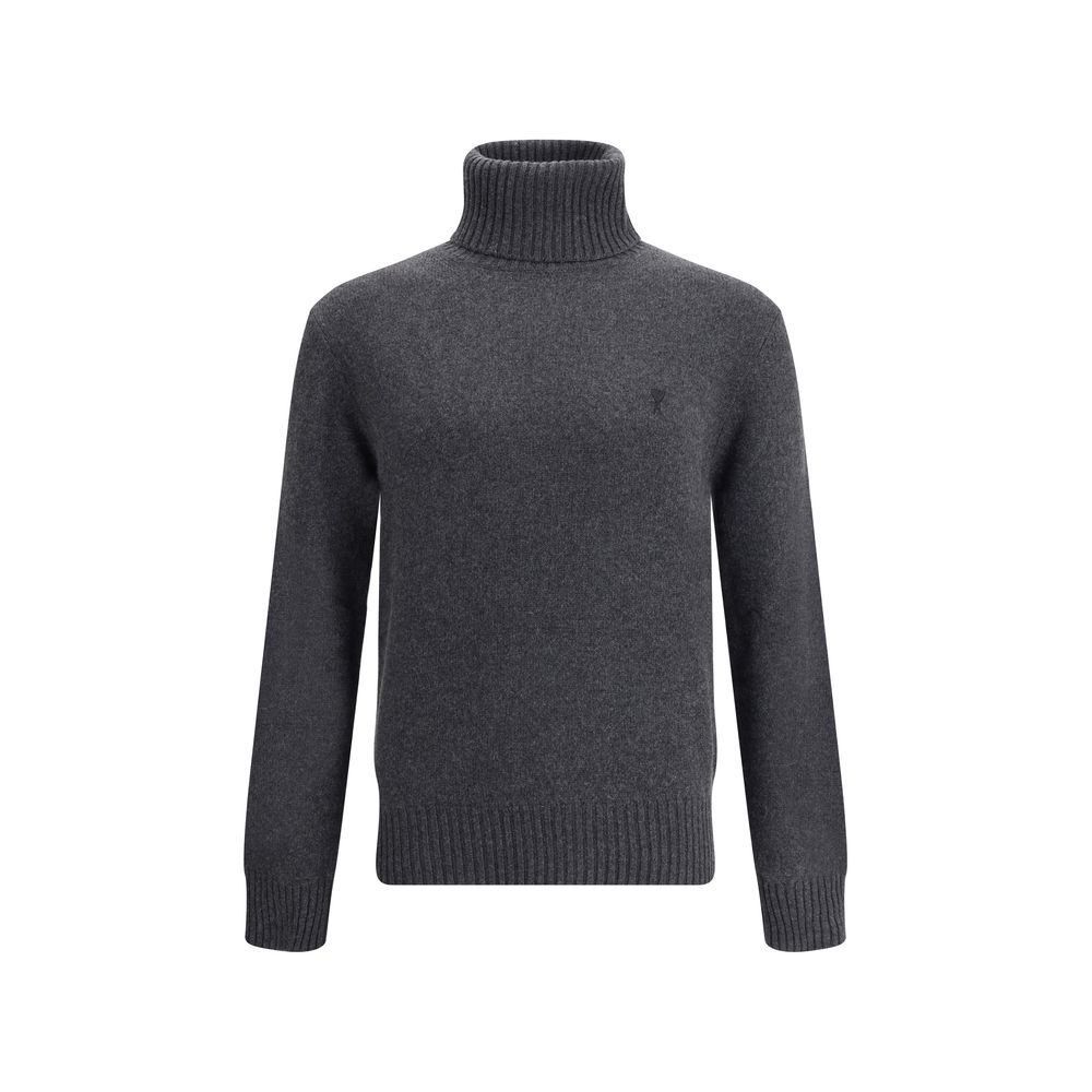 Ami De Coeur Cashmere Turtleneck Sweater by Ami Paris
