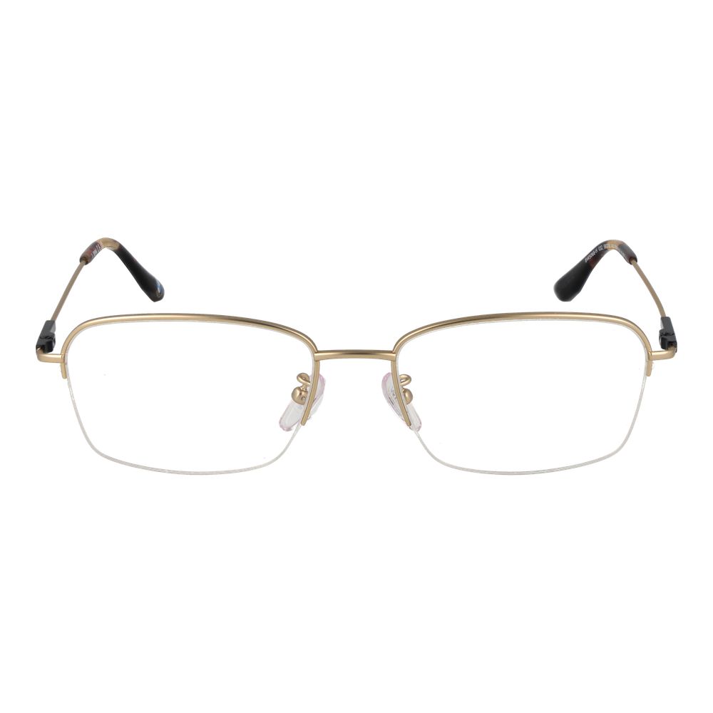 BMW Gold Men’s Optical Frames – Stylish Half-Rim Design, 56mm