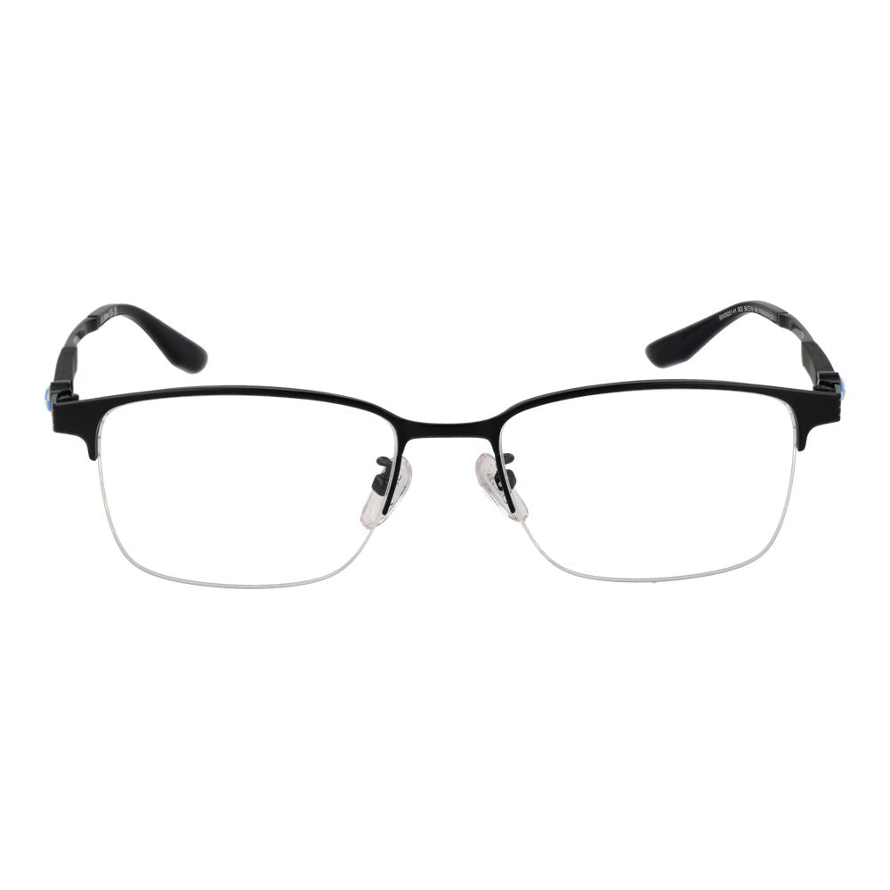 BMW Black Men's Optical Frames – Titanium Half-Rim, 54mm