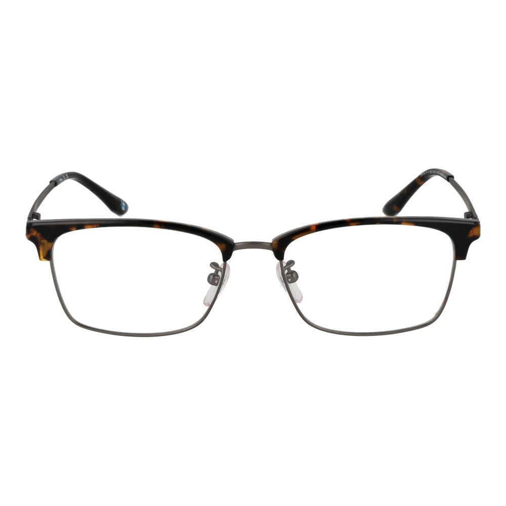 BMW Brown Men’s Optical Glasses – Full-Rim Titanium Frame, 54mm