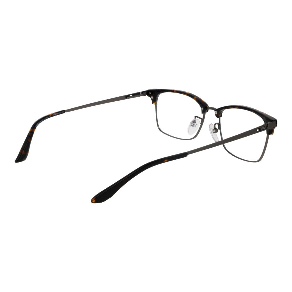 BMW Brown Men’s Optical Glasses – Full-Rim Titanium Frame, 54mm