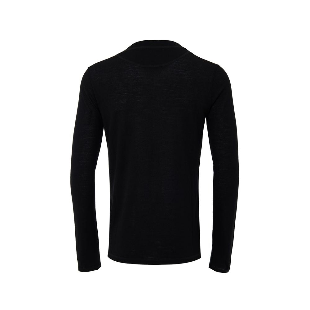 Jil Sander Black Polyester Long Sleeve T-Shirt