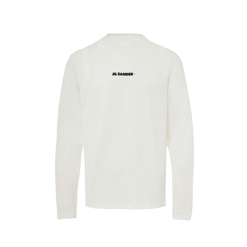 Jil Sander White Cotton Long Sleeve T-Shirt
